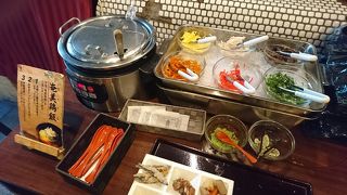 朝食の鶏飯は嬉しい