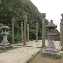 神社・・・の跡地です