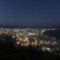 真夏なのに夜景は寒かった