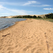ニダ付近の海岸と砂丘