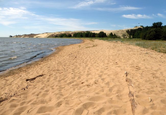 世界遺産に登録されているクルシュー砂州