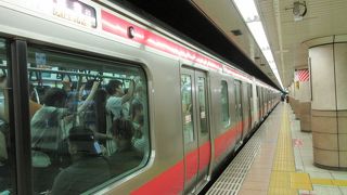 東京駅のはずれに駅があります