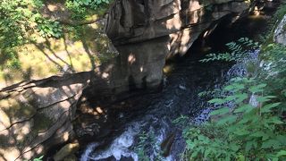 名取川の渓谷