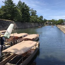 堀川遊覧のスタート