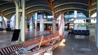 駅の改築工事がほぼ終わっていました