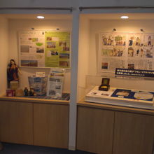 ＪＩＣＡ地球ひろばでは、活動を、図や現物を使い紹介しています