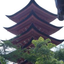 神社側からでも目に止まる。