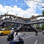 黄石市場のある通り