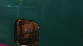 2018年４月14日の新函館北斗９時31分発はやぶさ16号東京行きの様子