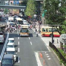 上大岡駅前の神奈中バス