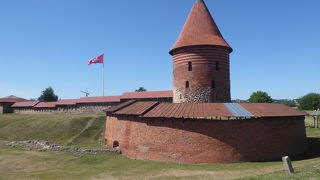 川の合流点にあるカウナス城