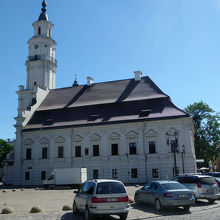 白鳥の形にも見える旧市庁舎