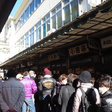 場内の飲食店街