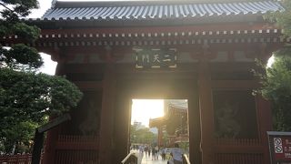 江戸の東照宮の入り口