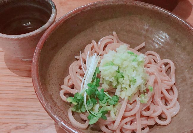 洗練されたお蕎麦