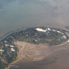 今回は由布島を空から撮り褪せて頂きました