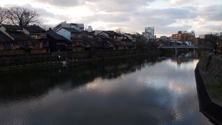 茶屋街へ向かう時に通ります