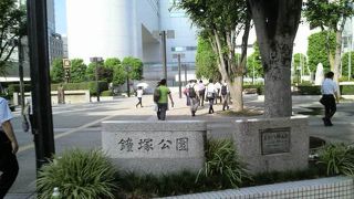 大宮駅西口近くの貴重な休憩スペースです