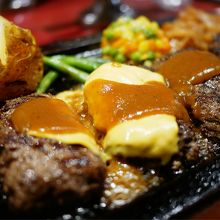 ダブルハンバーグ