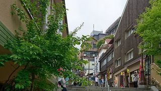 伊香保の風情はこの石段街にあり