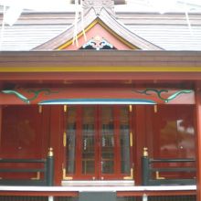 神田明神の籠祖神社の社殿には、七つのご神体が合祀されています