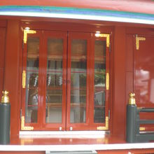 籠祖神社の社殿には、七つのご神体が合祀されています。社殿です