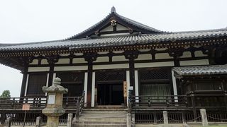 多くの国宝が祀られているお堂