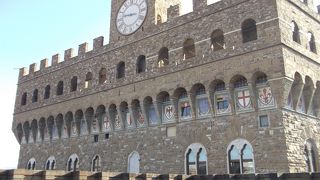 ヴェッキオ宮の中にある歩廊