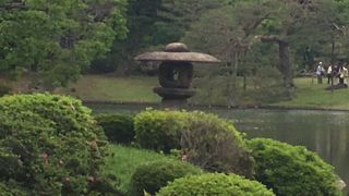 色々な石灯籠があり