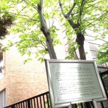 近代教育発祥の地碑の様子