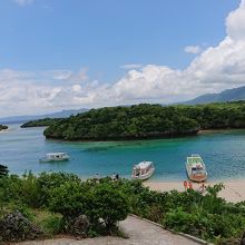 展望台からの川平湾の景色です。最高。