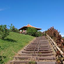 展望台です。かなり高い場所に立ってます。見晴らしに期待。