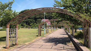 敦賀港前の公園です。