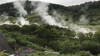 山の中の湯治場です