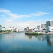 大阪の下町の様な雰囲気がした川でした。