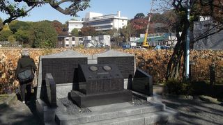 珍しいメガネの石碑