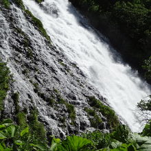 階段の中ほどから撮影　豪快な音が聞こえます