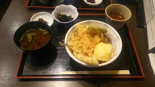 天丼をいただきました