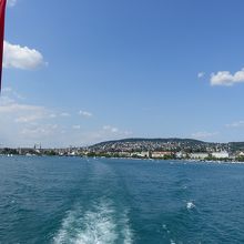 チューリッヒの街をあとに