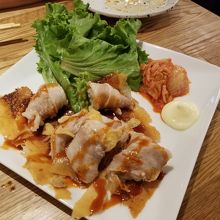 サムギョプサル風餃子