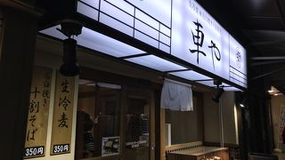 駅前の立ち食い蕎麦屋