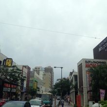 サンシャイン通りの風景