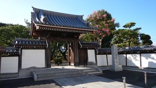 粕壁宿内の大きなな寺院
