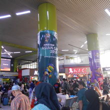 駅構内の様子。