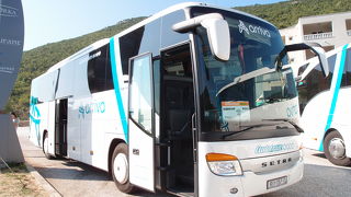 市内バスと長距離バスを利用しました