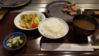 高級店だがランチはお得に