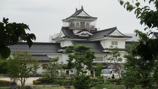 昼食を食べた富山第一ホテル前に富山城があったので、食後に散策しました。