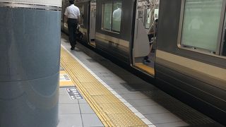 地下街の大きな表示がわかりやすかったです。