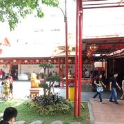 チャイナタウンにある中国寺院