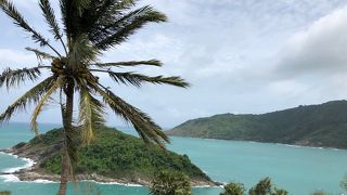 強風！風景を見るどころでは無かった…